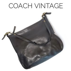 Coach Vintage Leather Hobo Satchel Bucket Purse